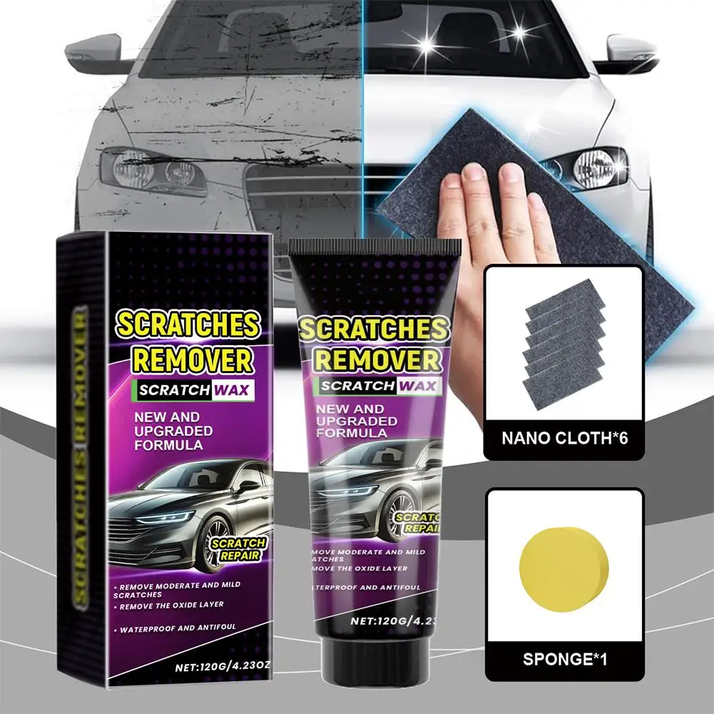 Auto Kras Remover Automotive Polijsten Kit Reparatie Wax Verf Anti Oxidatie Kras Koplamp Polijsten Zorg Krassen Rem J3J3