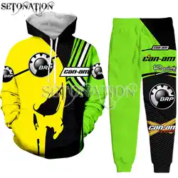 Racen Off-Road Motorfiets Mannen/Vrouwen Nieuwe Mode Cool 3d Print Brp Can-Am Hoodies/Sweatshirt/Broek/Trainingspak Dropshipping