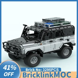 3295PCS city Engineering Series RC 4x4 UAZ 3151 off-road vehicle DIY creative ideas Children Toy Birthday Gift technology Blocks