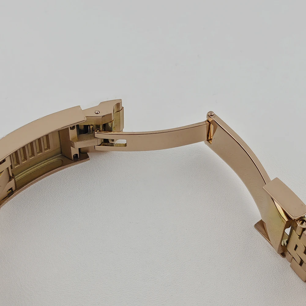 NH35 Watch Rose Gold Watch Men's Automatic Watch 36/39mm Stainless Steel Customized Logo Watch Suitable for NH35 Movement Watch