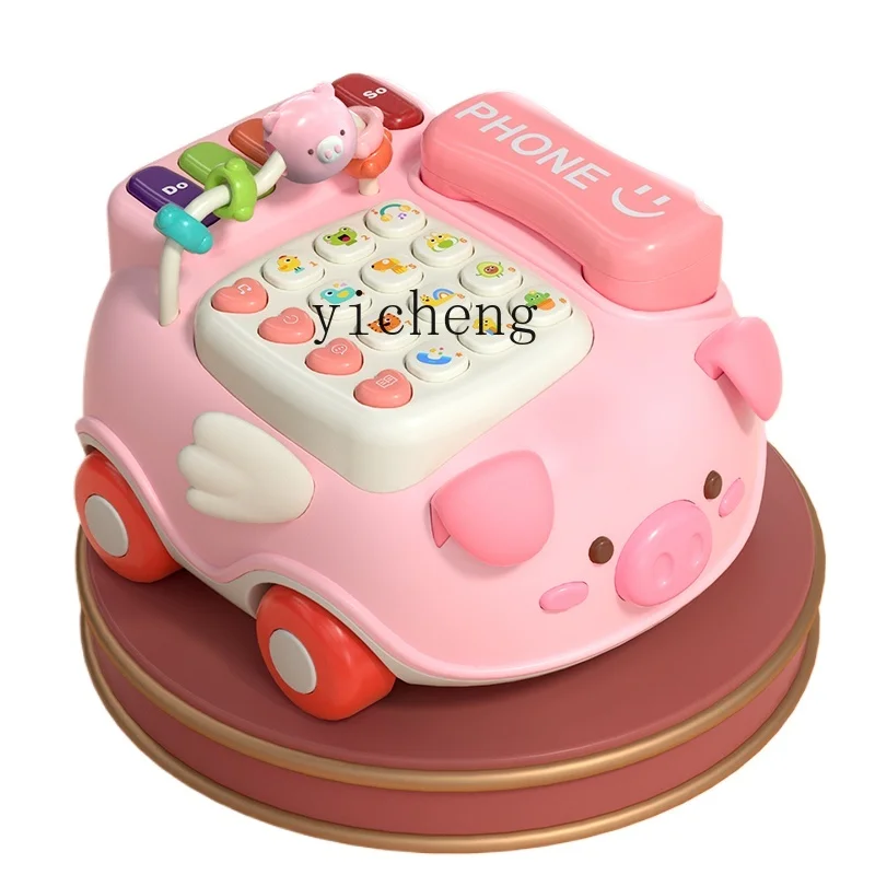 

Tqh Baby and Child Toys Simulation Telephone Landline Baby Music Multifunctional Early Childhood Education