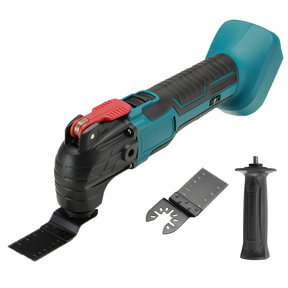 Podofo Elektrischer Akku-Oszillator, 6 GESCHWINDIGKEITEN, 600-200000PM, Trimmer/Schaufel/Schneidwerkzeuge zum Entfernen von Zackenkanten, Schleifen, Sägen – Detail 5