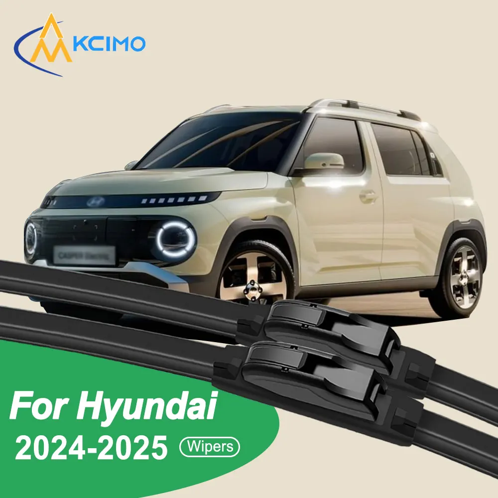 

Quiet Beam Wiper Blades for Hyundai Casper Electric 2024-2025 Noiseless Windshield Washer OEM Fit All-Season Car Accessories