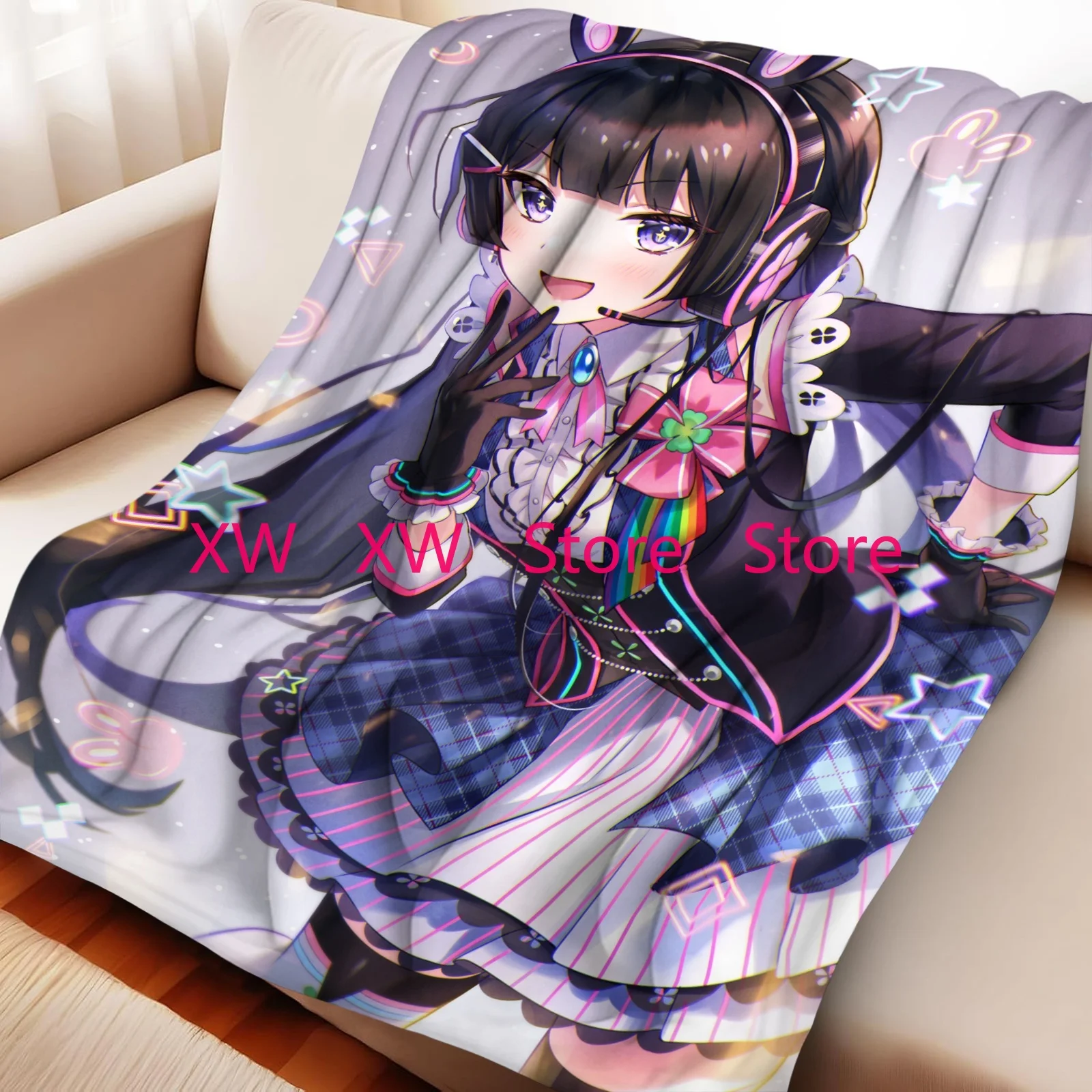 

Anime Virtual Youtube Big Microfiber Beach Towels Quick Dry Towel Sand Beach Towels Pool Towel For Travel Swim Pool Yoga