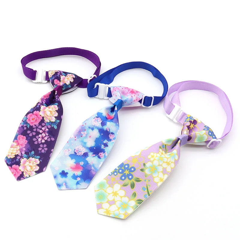 50/100 Pcs New Pet Dog Bowties Handmade Japanese style Bowknot Dog Bow Tie Adjustable Pet Collar Dog Accessories Pet Tie