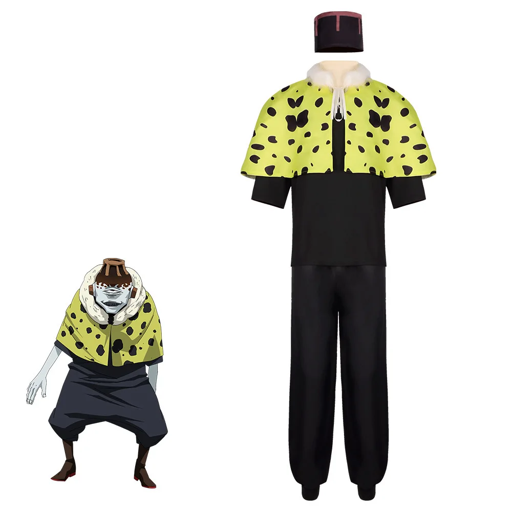 زي تنكري خاص من الدرجة الممتازة مستوحى من أنمي جوجوتسو كايسن، مناسب للهالوين والعروض المسرحية، ملابس تقليدية نسائية بتصميم عر...