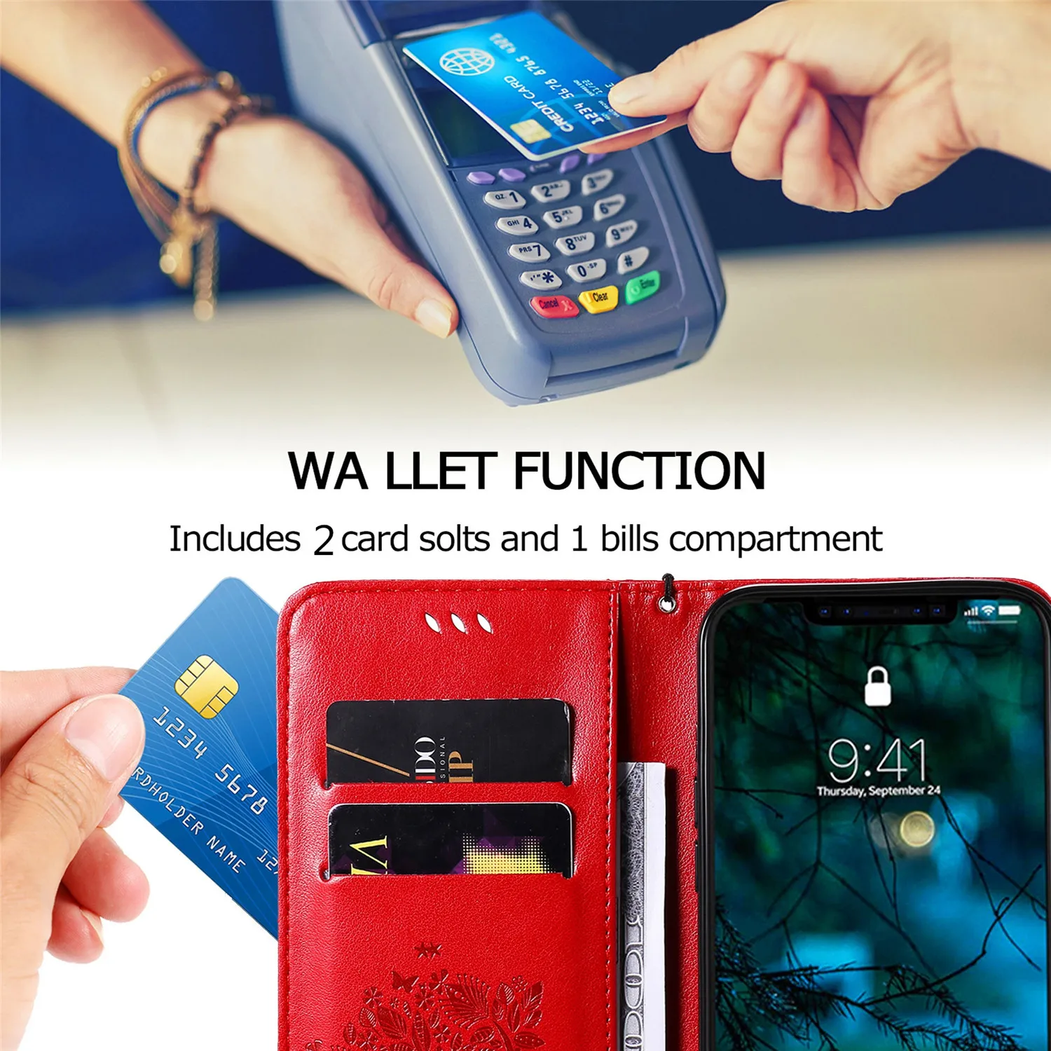 Luxur Leather Flip Case For Huawei Y5 Y6 Y7 2019 Wallet Stand Phone Cover For Huawei Mate 20 Lite Mate 30 50 60 Pro Bag Coque view 4