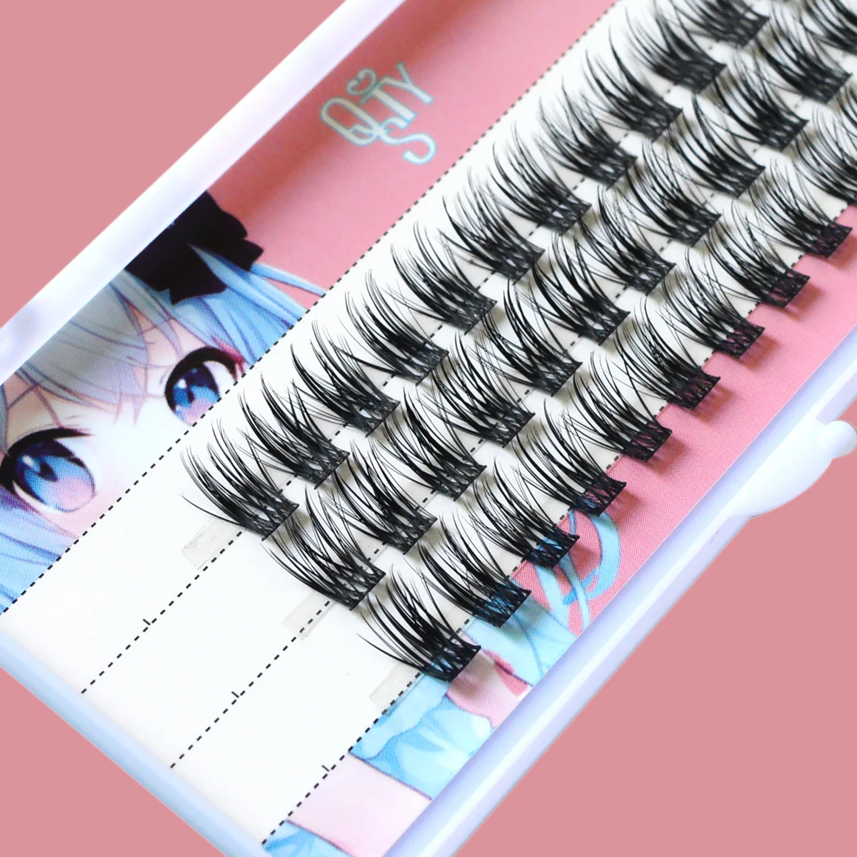 

Lashes A/M Fish Tail shaped eyelashes Extension 10D/12D Premade Volume False 3D Mink Individual dovetail makeup