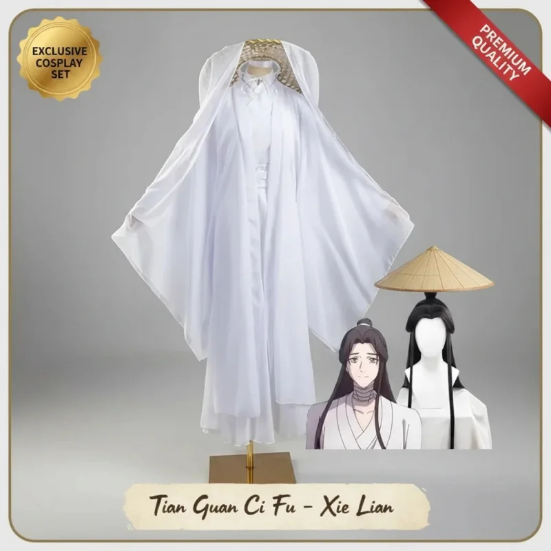☣2026 Medieval Papa Emeritus Cape Cosplay Costume Middle Ages Black Cloak With Hat Full Set For Adult Halloween Party☣~! view 2