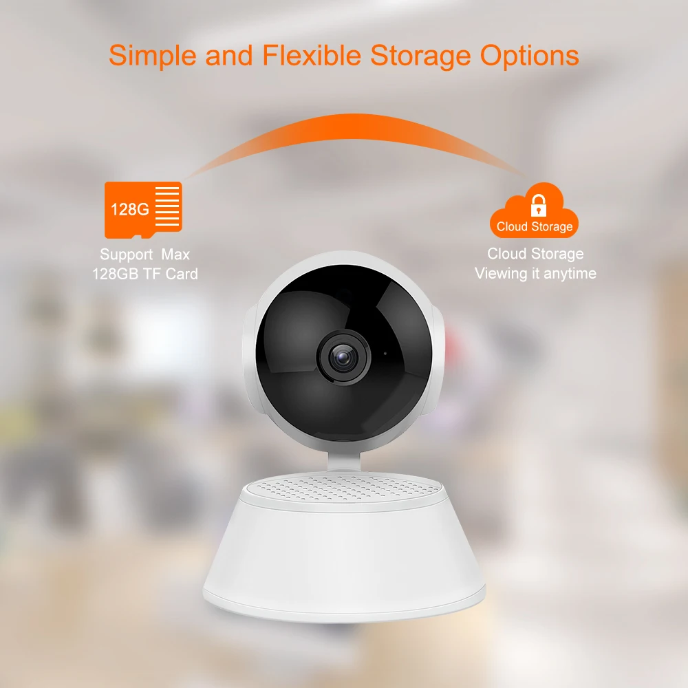 720P V380 Pro MINI Camera Auto Tracking Two Ways Audio Security Protection Indoor Wireless WIFI Smart Home Camera