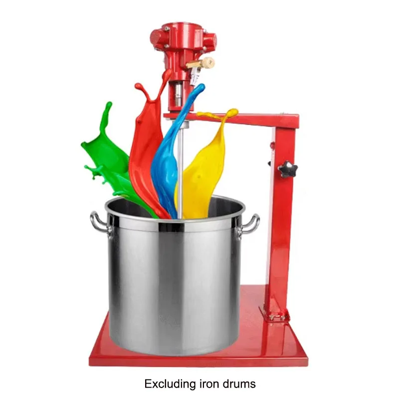 2600r/min vertical Lifting Hand-Held Coating Mixing Machine  Pneumatic Paint Mixer Stirrer