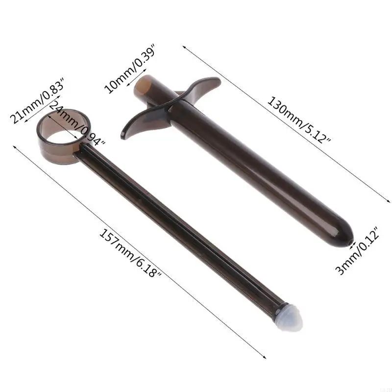 U1JD 1PC Applicater Laughor Applicator Lube Refector حقنة Men Gay Toy