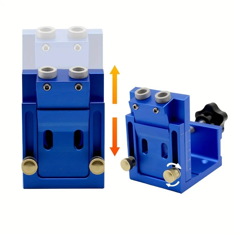 

Board furniture puncher, woodworking drilling fixture, adjustable inclined hole locator, durable and sturdy