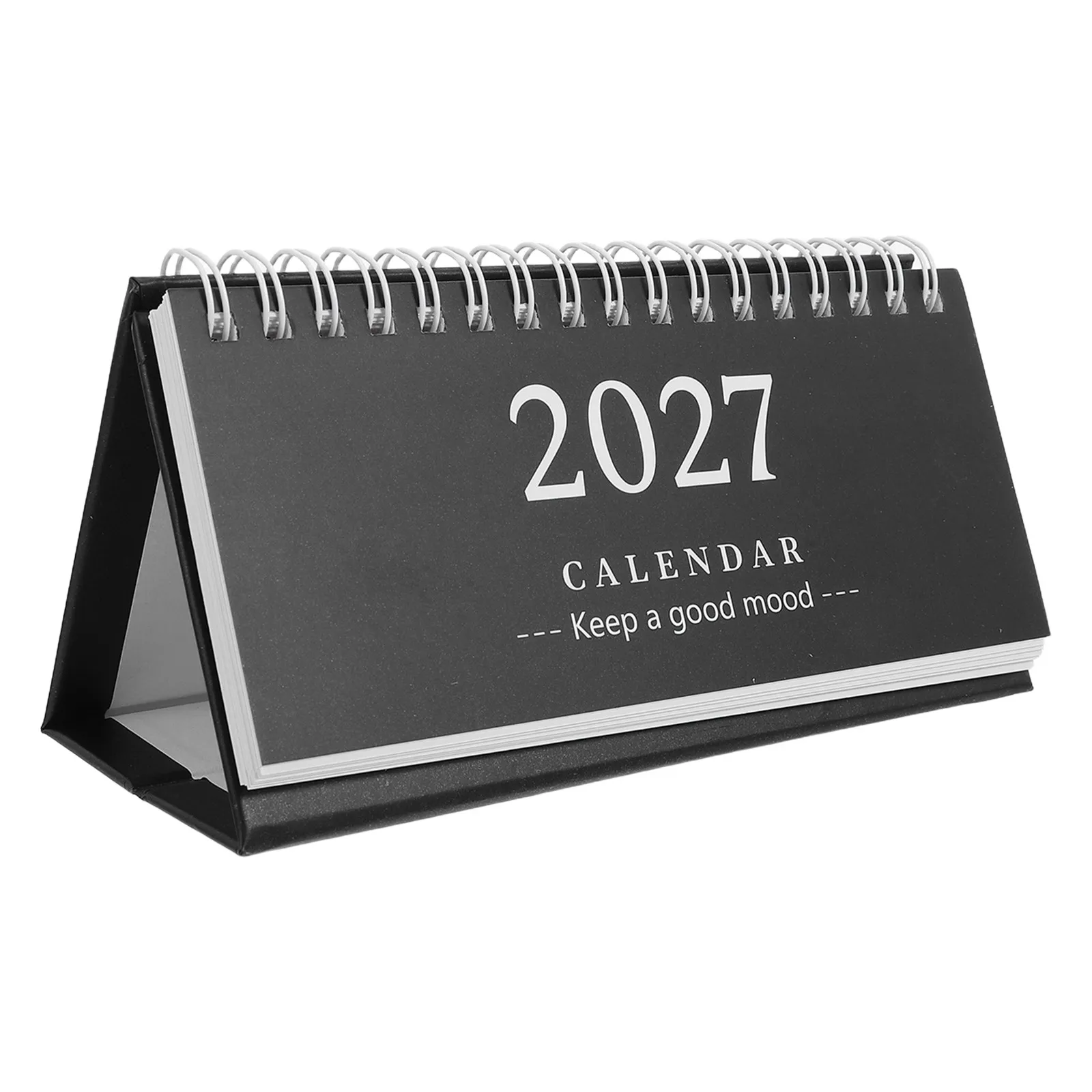 Mini 2027 Standing Desk Calendar Monthly Desktop Planner Compact Office Dorm Room Small Flip Calendar ‌Dorm Essentials‌