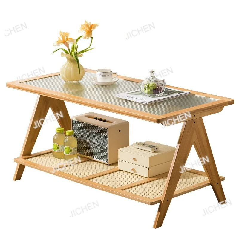 

Журнальный столик для гостиной, бытовой светильник, роскошный простой современный скандинавский стол для квартиры, стол специальной формы с краем для хранения