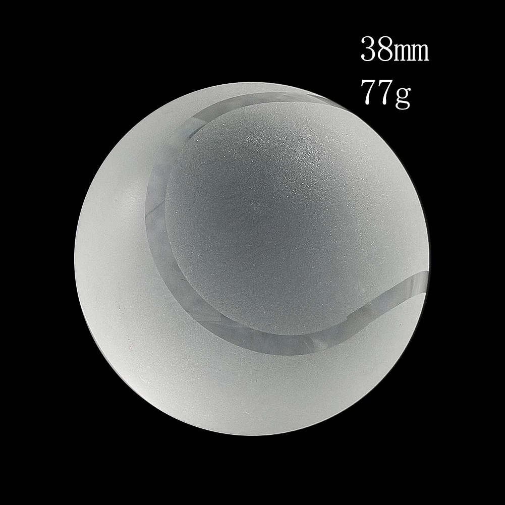 1PC Simulated Tennis Ball Glass Crystal Frosted Ball Home Decoration Office Desktop Ornament