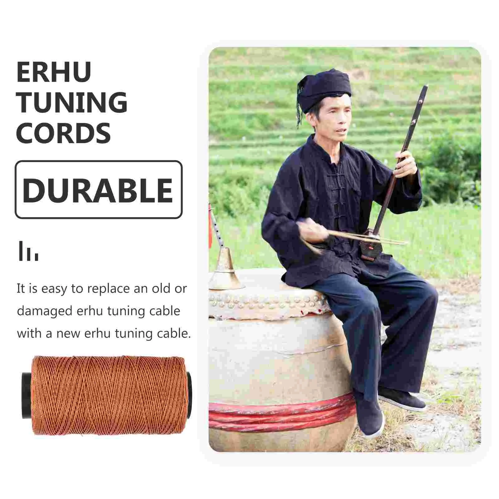 Erhu Jack Wire Professional Tuning Line Supplies Special Cable Waxed Waxing Thread