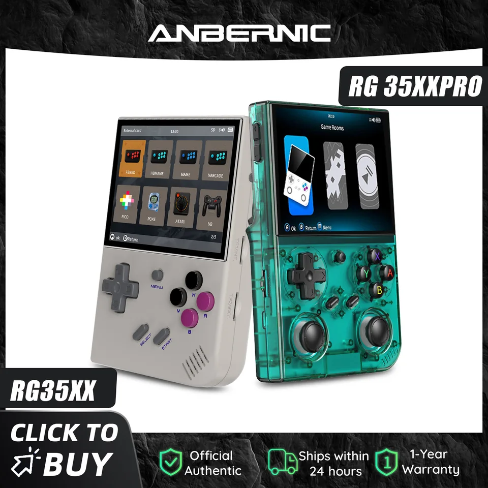 Análisis y opiniones de la consola de juegos portátil RG351V de Anbernic 11 ANBERNIC Consola de Juegos Retro RG 35XXPRO RG35XX PLUS de 64 Bits, con 64 GB de Memoria TF Integrada, Más de 500 Juegos Clásicos, Salida de TV HD, Pantalla IPS de 3.5 Pulgadas