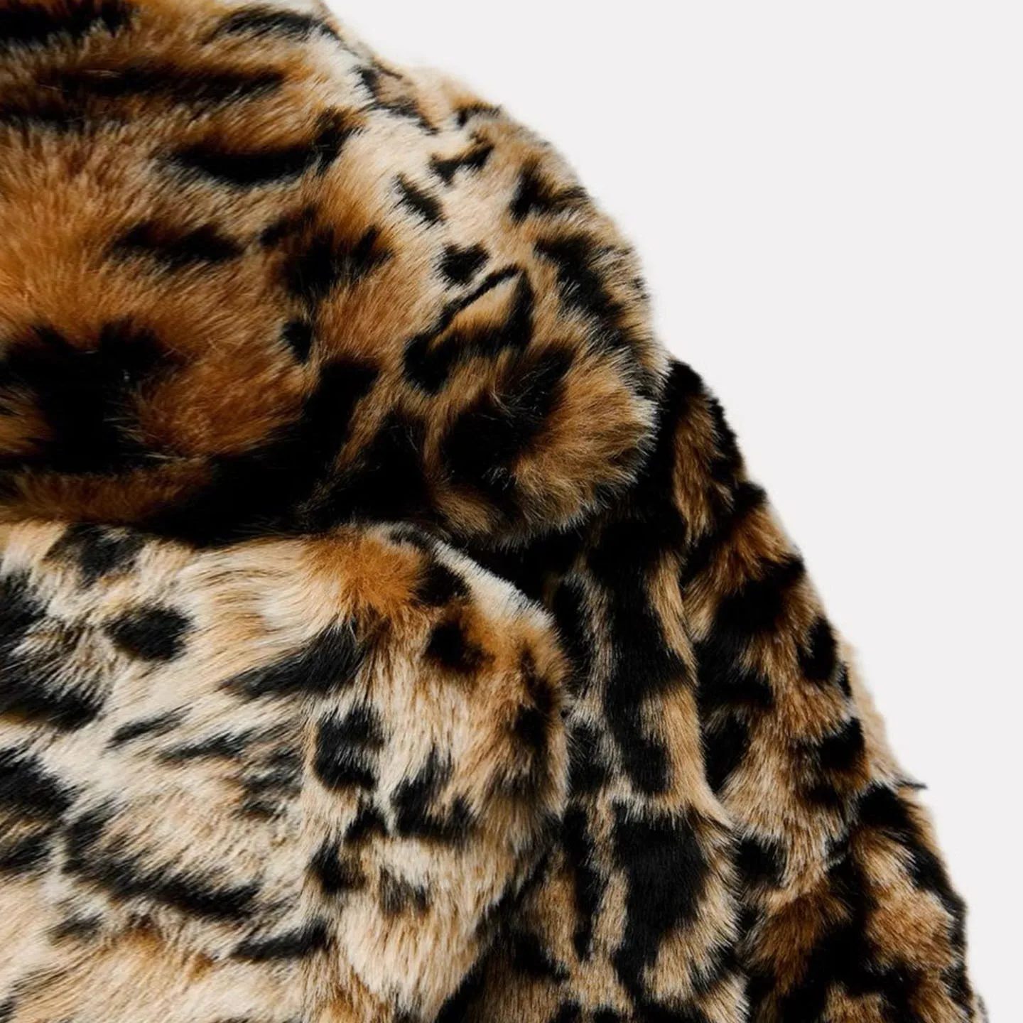 2025年秋 レディース レオパード柄風 フェイクファーコート ジャケット スタンドフィット ヨーロッパ風 スレZブランド ユースファッション