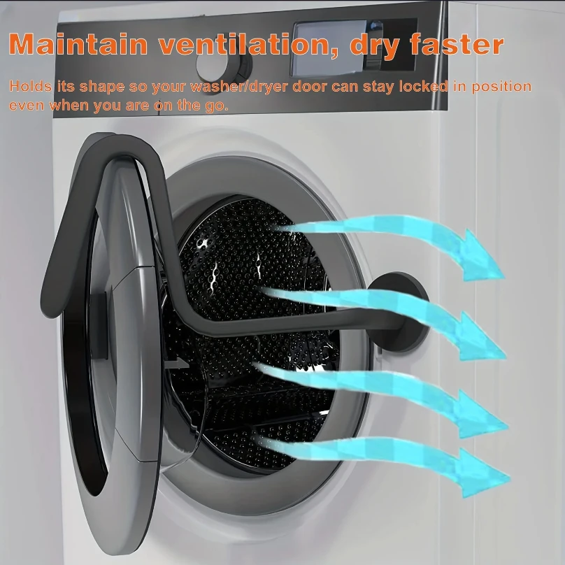 

Door Magnetic Support Front-Loading Washing Machine Door Support for Hotel Balcony Bathroom Cap