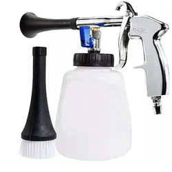 Car Interior Cleaning Gun Portable Powder Sprayer High-Speed Tornado Finger Brush Blowing Air Gun Portable foam blowing gun