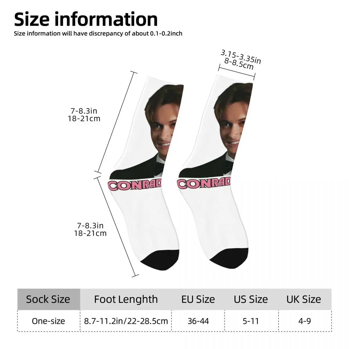 كونراد فيشر جوارب غير شرعية للبالغين الرجال الصيف تحولت جوارب جميلة جوارب ناعمة متوسطة الخريف الجري جوارب مضادة للعرق #5