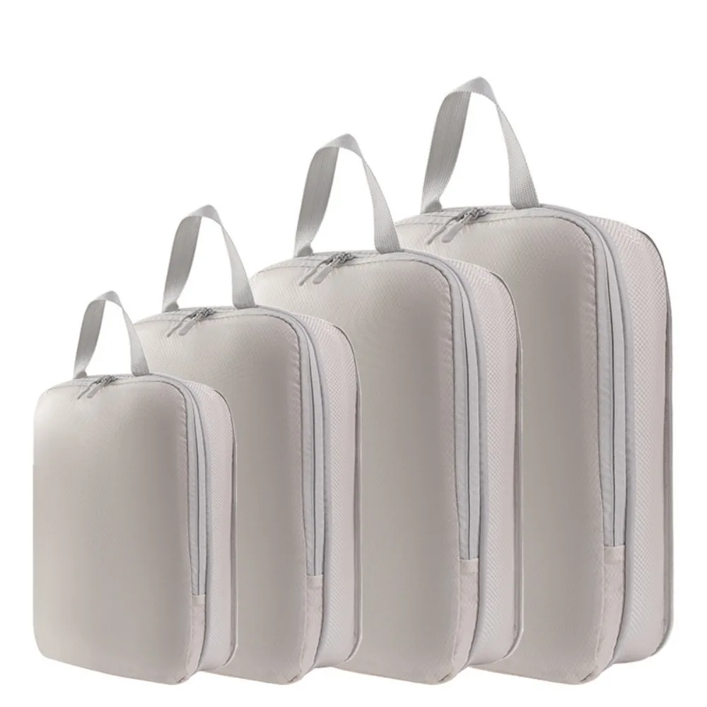 Bolsa de cubos de embalaje de compresión de viaje impermeable, Maleta gruesa de 4 tamaños, organizador de ropa, ahorro de espacio, duradero, 4 Uds.