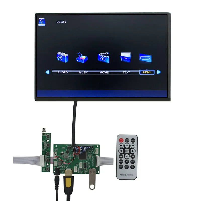 

10.1Inch 1280*800 IPS DIY LCD Display Screen Driver Control Board U Disk HDMI-Compatible For Raspberry Banana Pi Mini PC Monitor