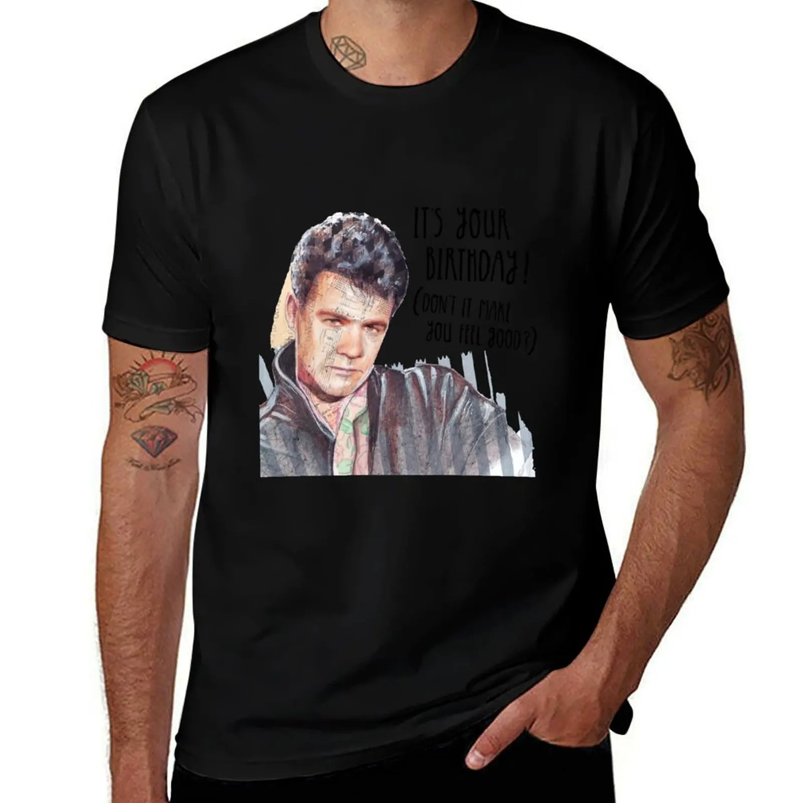 

It's Your Birthday T-Shirt essential t shirt oversizeds football t shirt blue archive mens graphic t-shirts funny