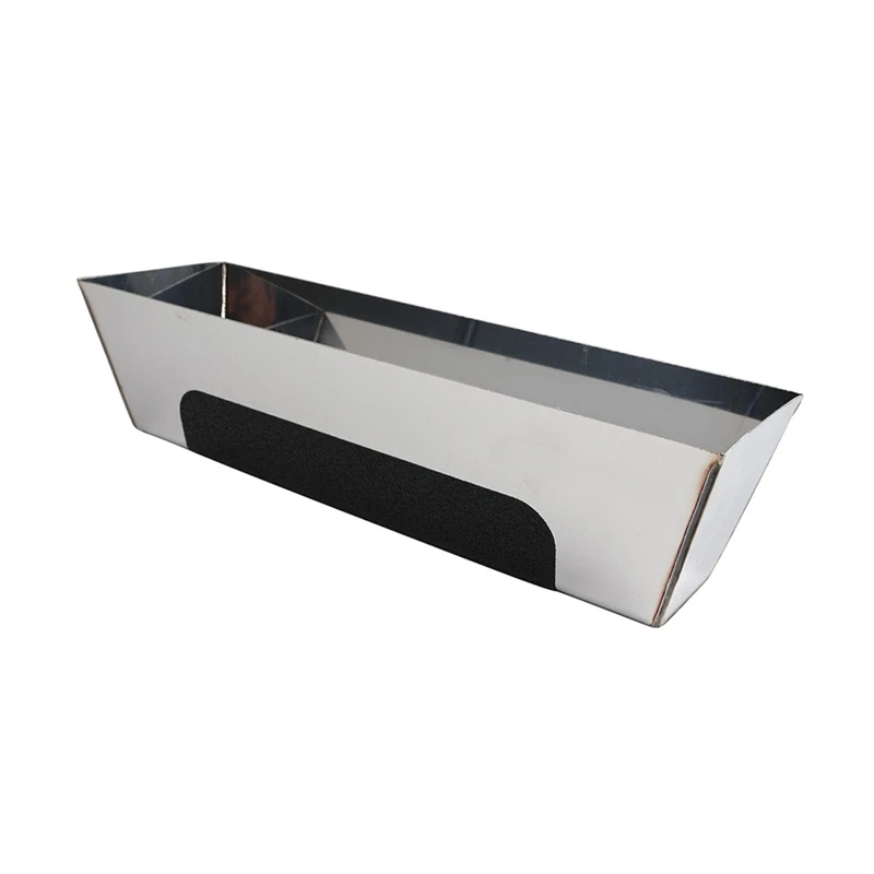 

LJL-With Pad, Stainless Steel Mud Tray, Waterproof, Smooth, Heavy Duty, Non-Slip, For Drywall, Mud Tray, For Plaster