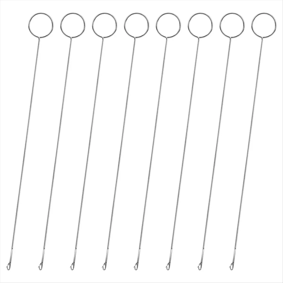 ABZT 8Pcs Sewing Loop Turner Hook Loop Turner Sewing Tool Needle Hooks with Crochet Sewing Supplies