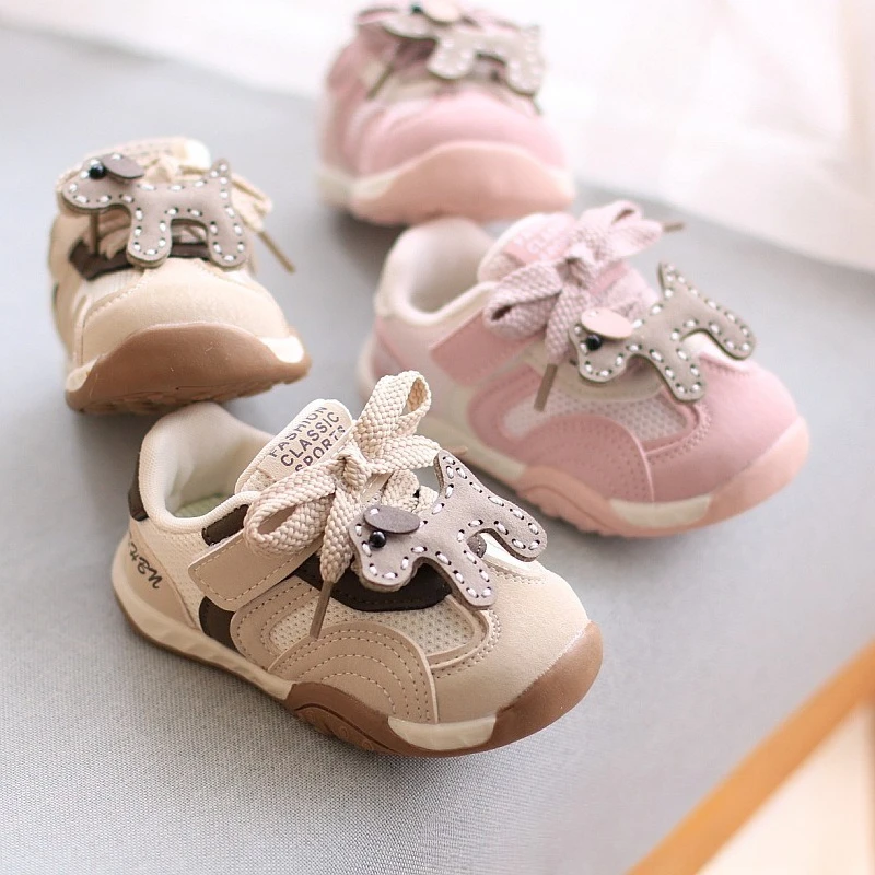 

Kids Shoes for Running Shoes Spring Autumn Outdoor Sneaker Anti-Slip Children Soft Bottom Baby Toddler Sport Shoes 17-26 Size