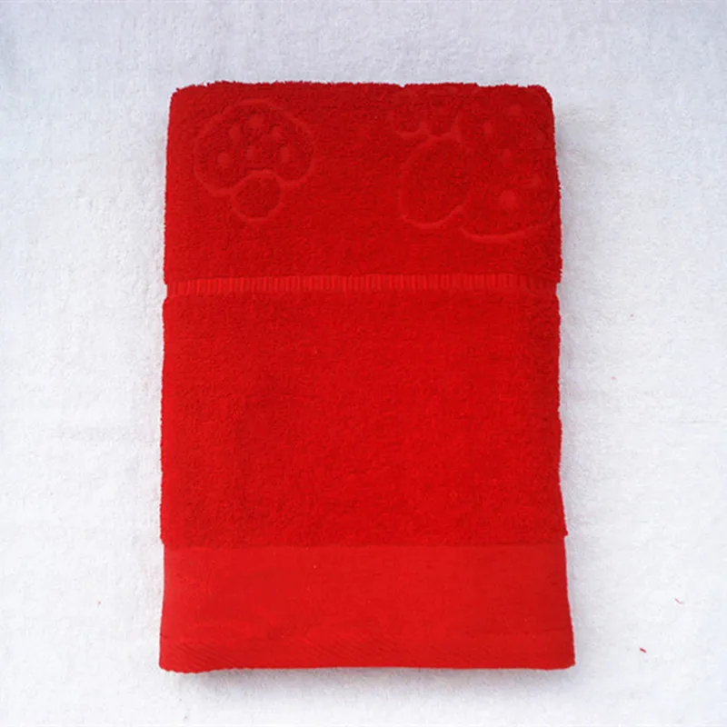 New Cotton Towel Set Wedding Gift Red Color Women Home Yoga Bath Large Towel Beach And Hand Face Towel 2pcs/set