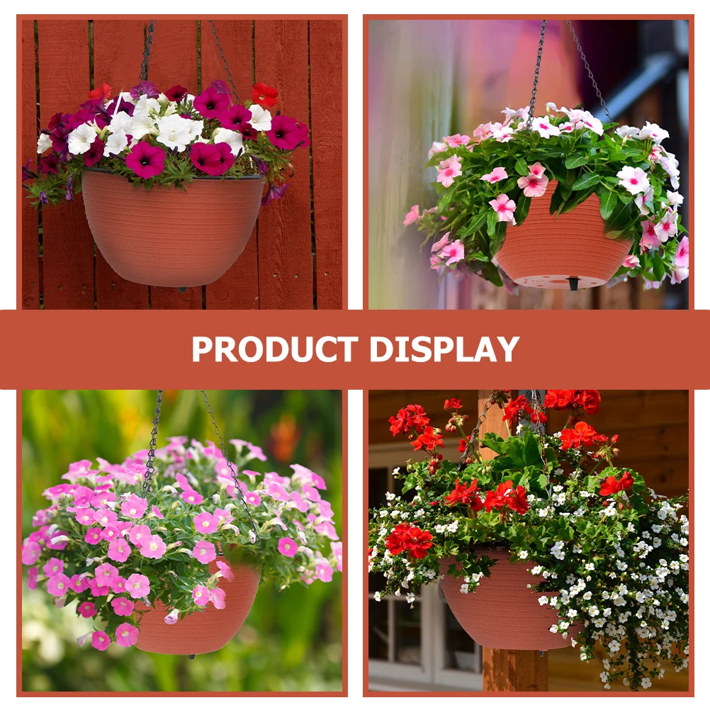 

Automatic Water-absorbing Spider Flower Pot Planter Self Watering Orchid Hanging for Indoor Plants Plastic Planters Basket