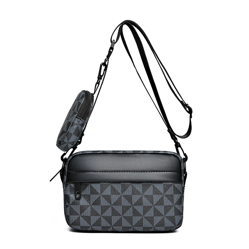 Colorblock-Umhängetasche – trendige Patchwork-Umhängetasche (Mini-Handytasche für Damen) – Detail 6