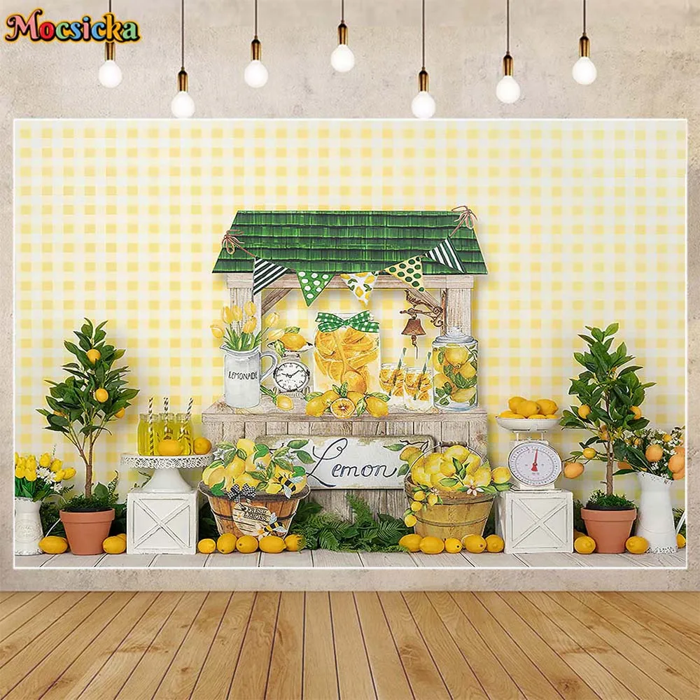 

Mocsicka Lemon Backdrop Yellow Wall Child Birthday Cake Smash Background Decor Newborn Photography Props Photo Studio Photoshoot