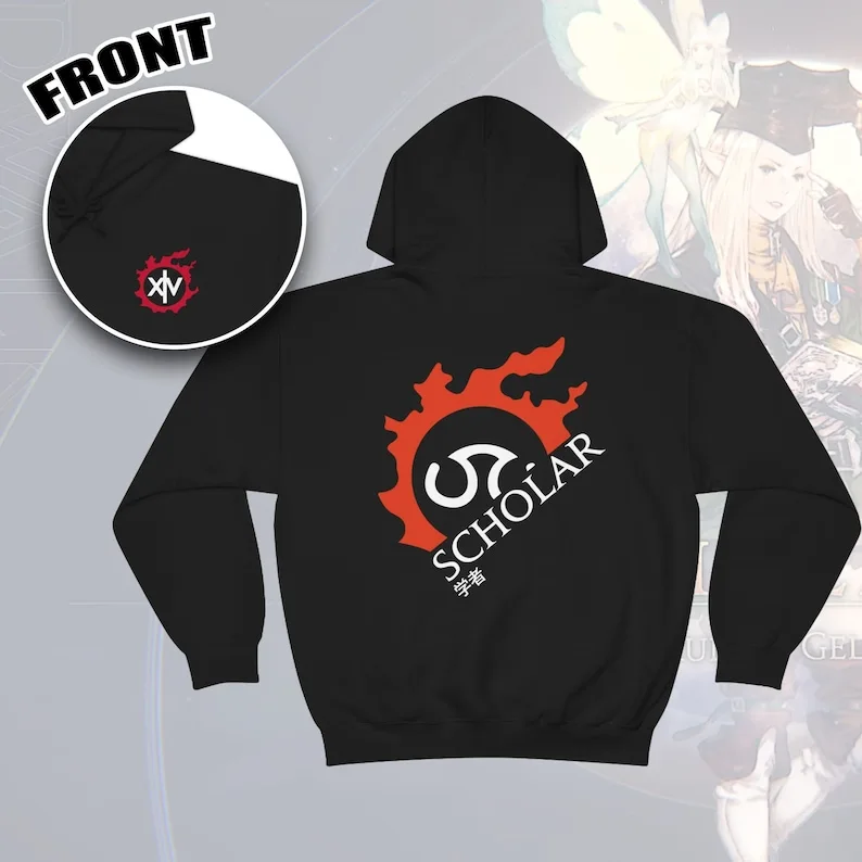 Scholar - For Warriors of Light & Darkness FFXIV MMORPG hoodie unisex