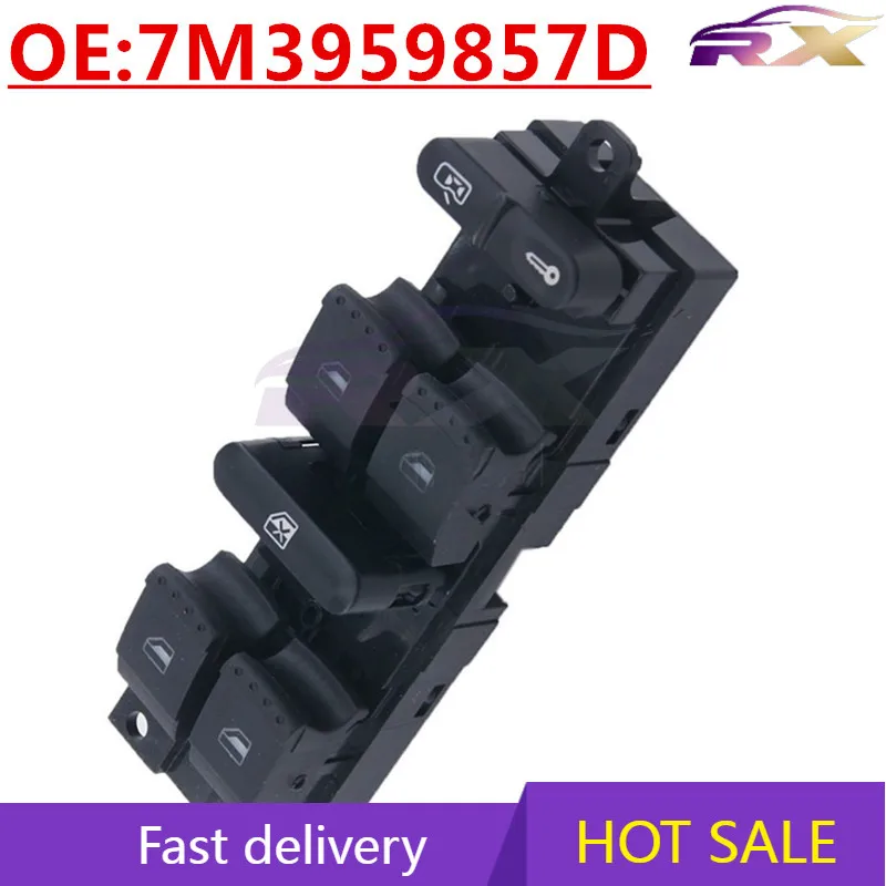 

OEM: 7M3959857D Главный переключатель управления стеклоподъемником для Vw Sharan 2004-2010 гг.