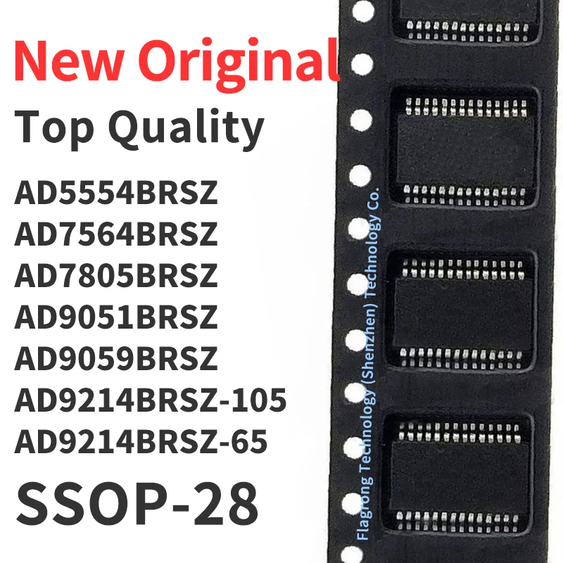 1 Piece AD5554BRSZ AD7564BRSZ AD7805BRSZ AD9051BRSZ AD9059BRSZ AD9214BRSZ-105 AD9214BRSZ-65 SSOP-28 Chip IC New Original