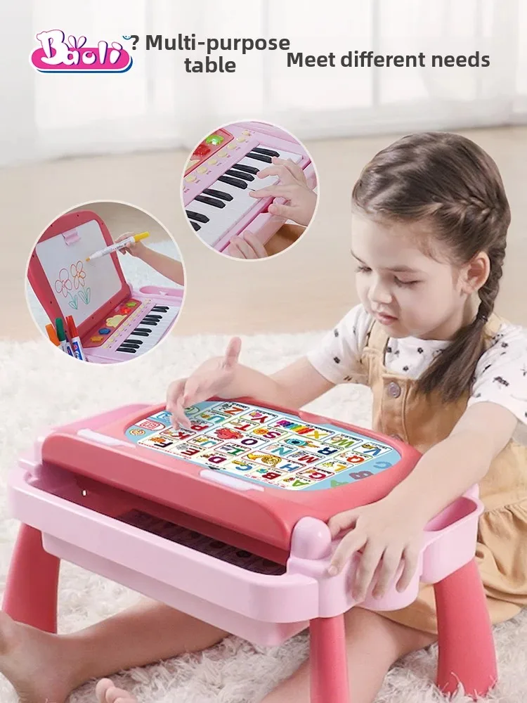 ZZ Children's Early Learning Machine-Point Reading English Learning Children's Intelligent Baby Talking Enlightenment Puzzle