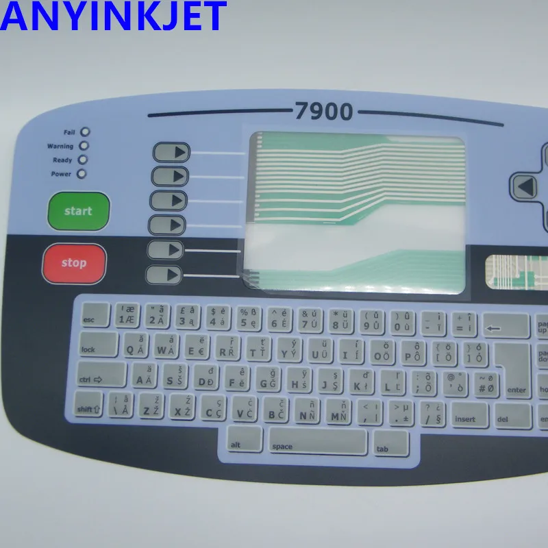 for Linx 7900 printer keyboard membrane keypad display