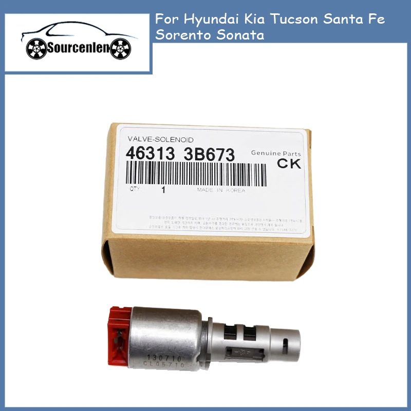 

Новый 463133B673 для Hyundai Kia Tucson Santa Fe Sorento Sonata A/T электромагнитный клапан коробки передач 46313-3B673