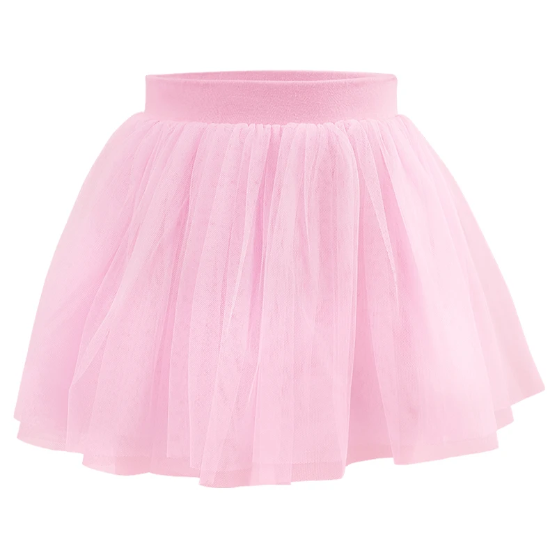 الفتيات الباليه توتو التنانير الاطفال رقيق 4 طبقات غزل ناعم تول التنانير مرونة التنانير القصيرة أداء الطفل تنورة رقص فستان