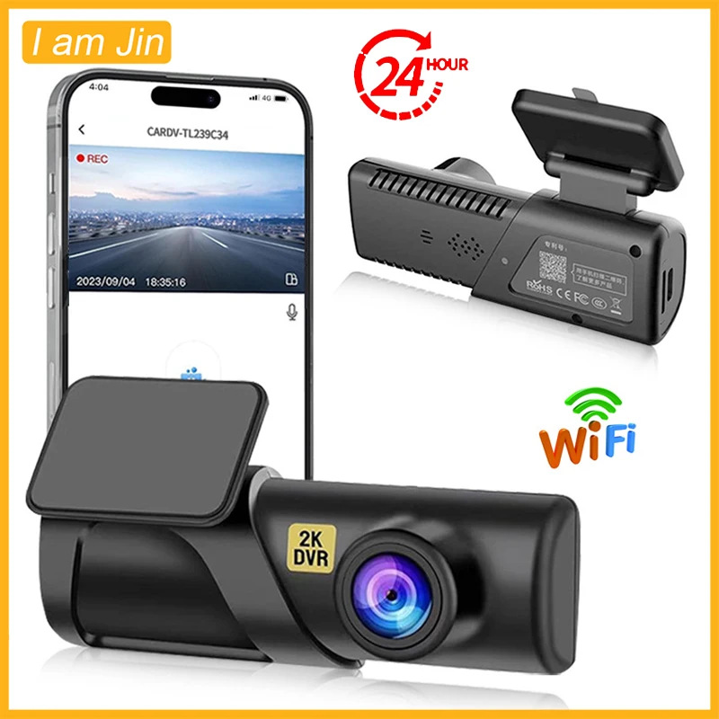 

Wi-Fi 1080P Full HD Автомобильный видеорегистратор Dashcam Blackbox ADAS Контурная запись ночного видения Видеорегистратор Управление через приложение 24 часа Запись