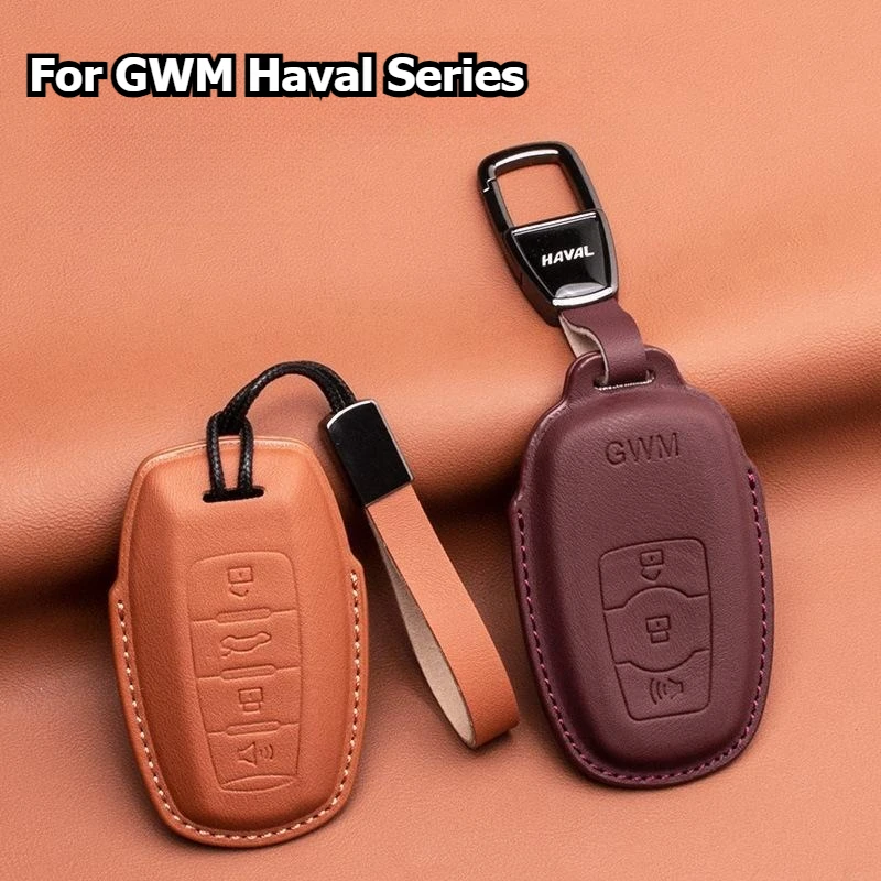 Car Key Case Cover Shell Fob for Haval H6 3rd Gen M6 PLUS Dargo H2 Red Hare H7 First Love F7 H9 Car Key Shell Bag Accessories