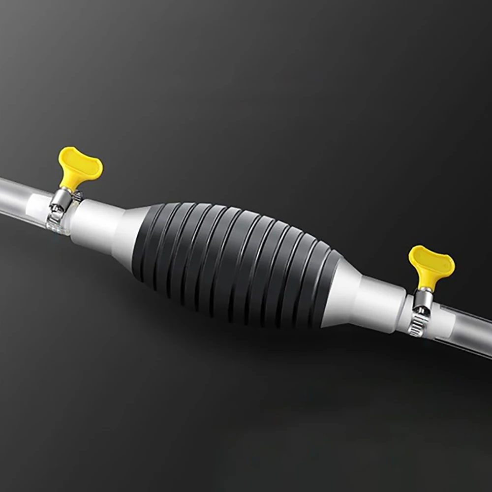 

Fuel Transfer Pump Manual Suction Pump Hand Water Transfer Pump with PVC Delivery Hose for Gasoline Diesel Liquid