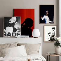 EPC Sade Love Deluxe Musician Classic Iconic 90s Singer Photography Poster HD Home Room Bar Cafe Decor Art Wall Painting Picture