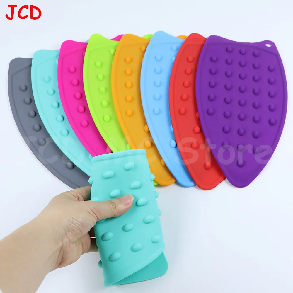 1PC Foldable Ironing Mat Silicone Iron Rest Stand Heat Resistant Non-slip Ironing Board Hot Protectionpad Insulation Pad Covers