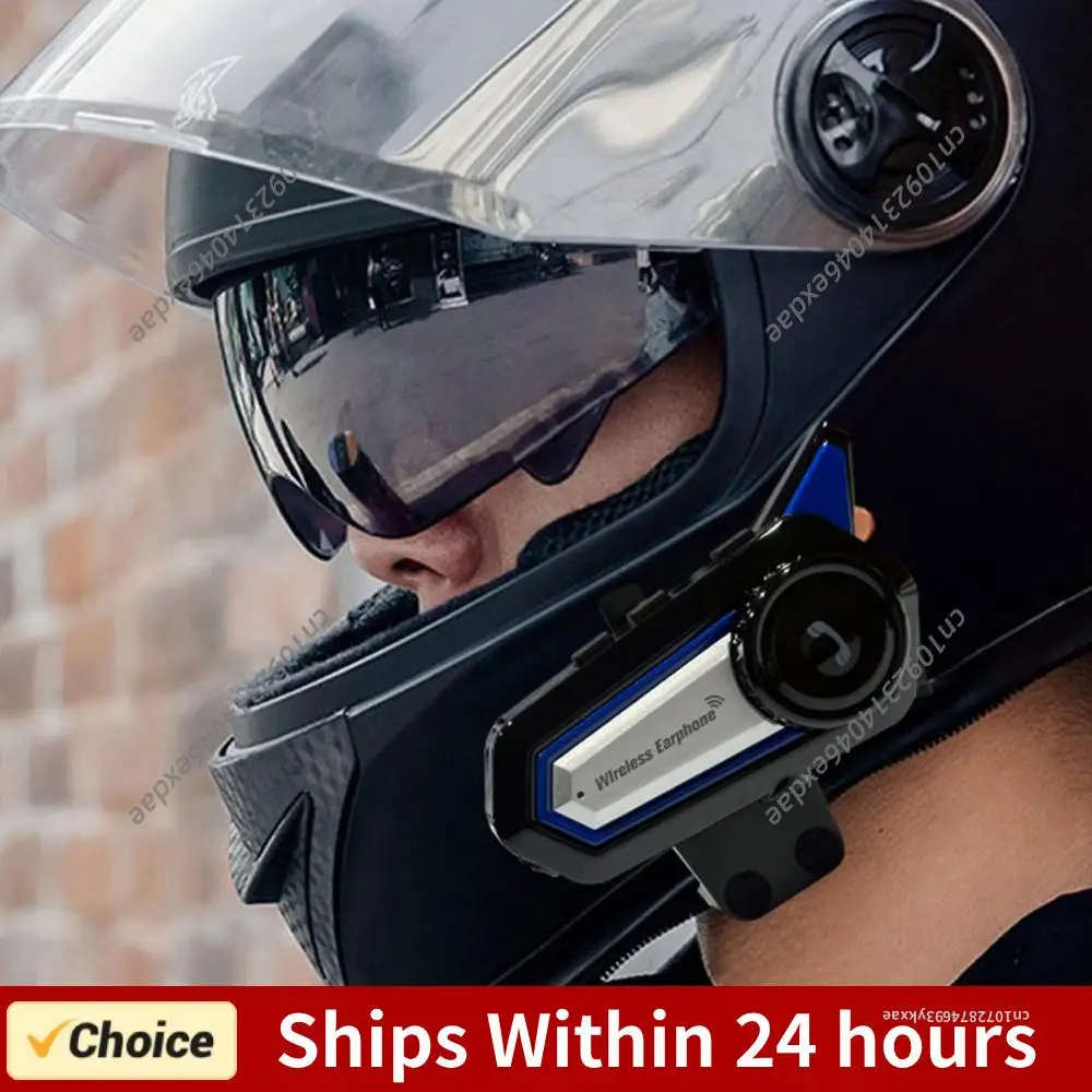 

Наушники для мотоциклетного шлема BT31, Bluetooth-совместимые 5.0, водонепроницаемые музыкальные наушники с микрофоном для езды на мотоцикле и велосипеде