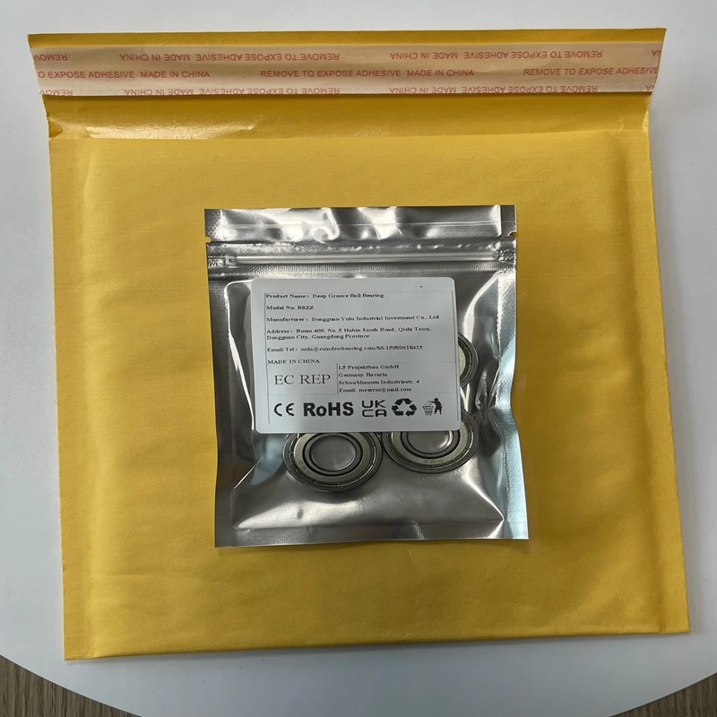 

2PCS R8ZZ 12.7x28.575x7.938 mm ABEC-7 inch Ball Bearings Single Row R6ZZ 1603ZZ 1614ZZ 1616ZZ